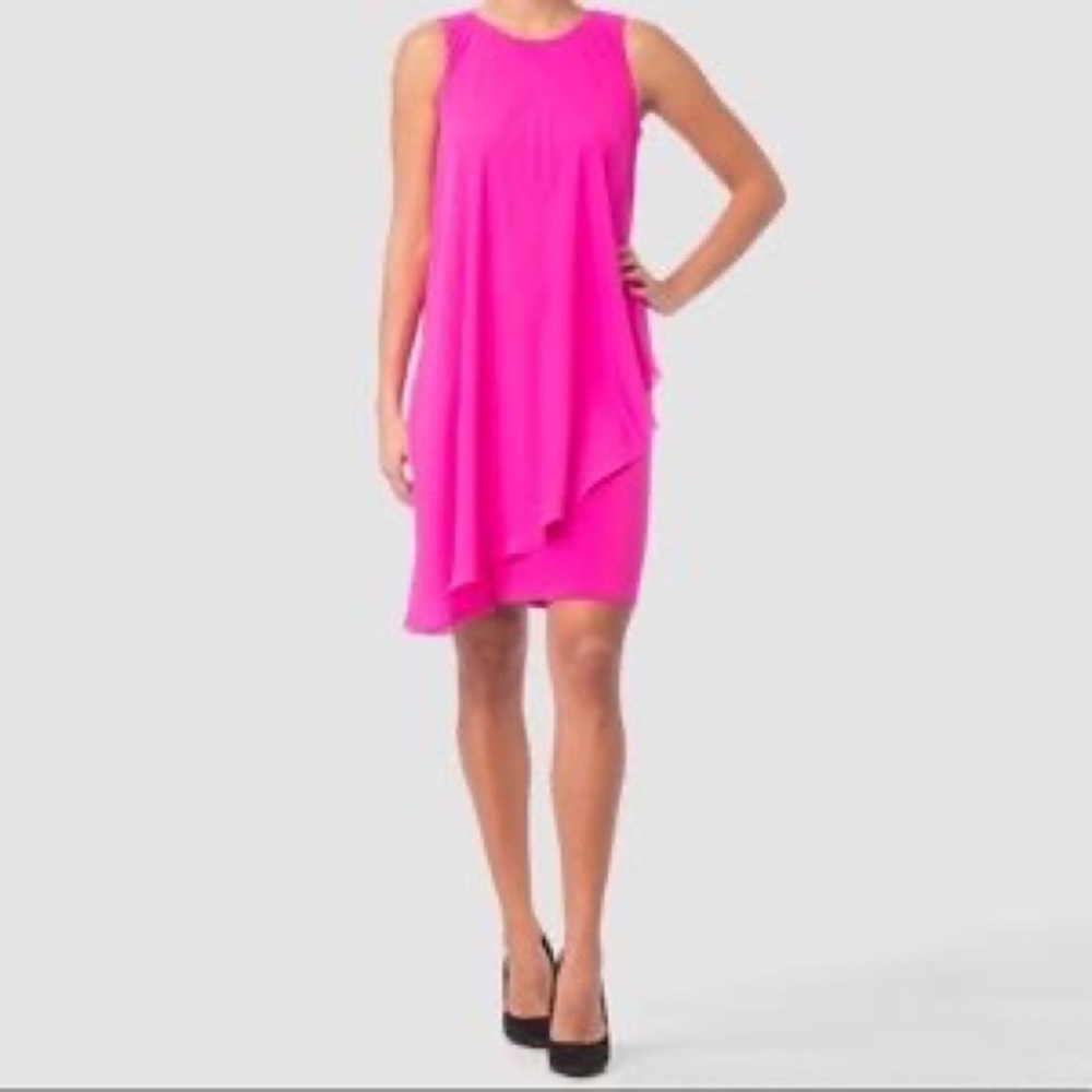 Joseph Ribkoff Hot Pink Sheath